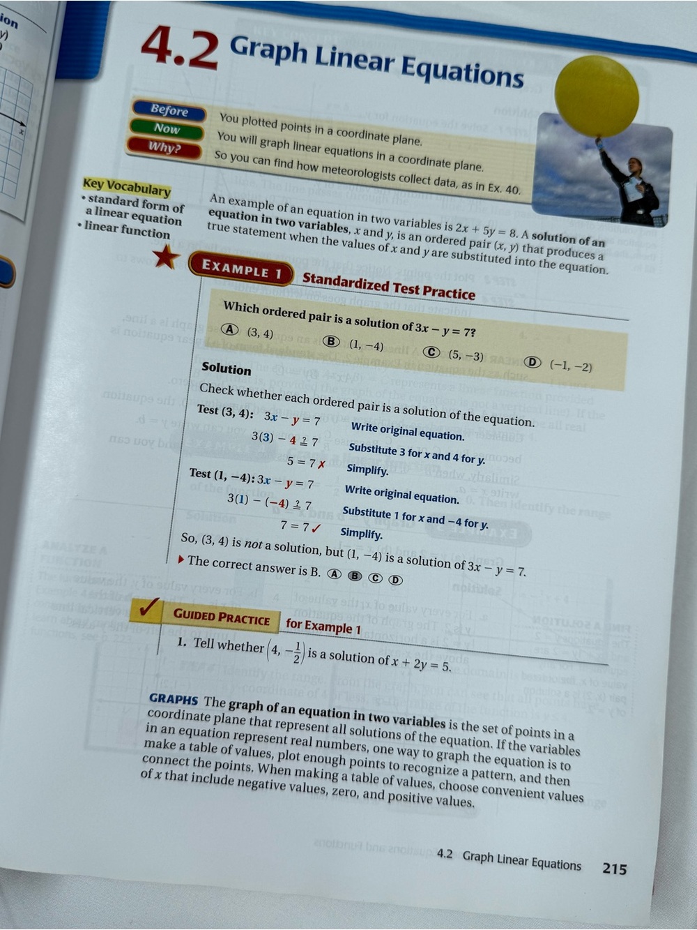 MCDOUGAL LITTELL Algebra 1 Student Textbook & Worked Out Solution Key Math Set - Picture 11 of 12